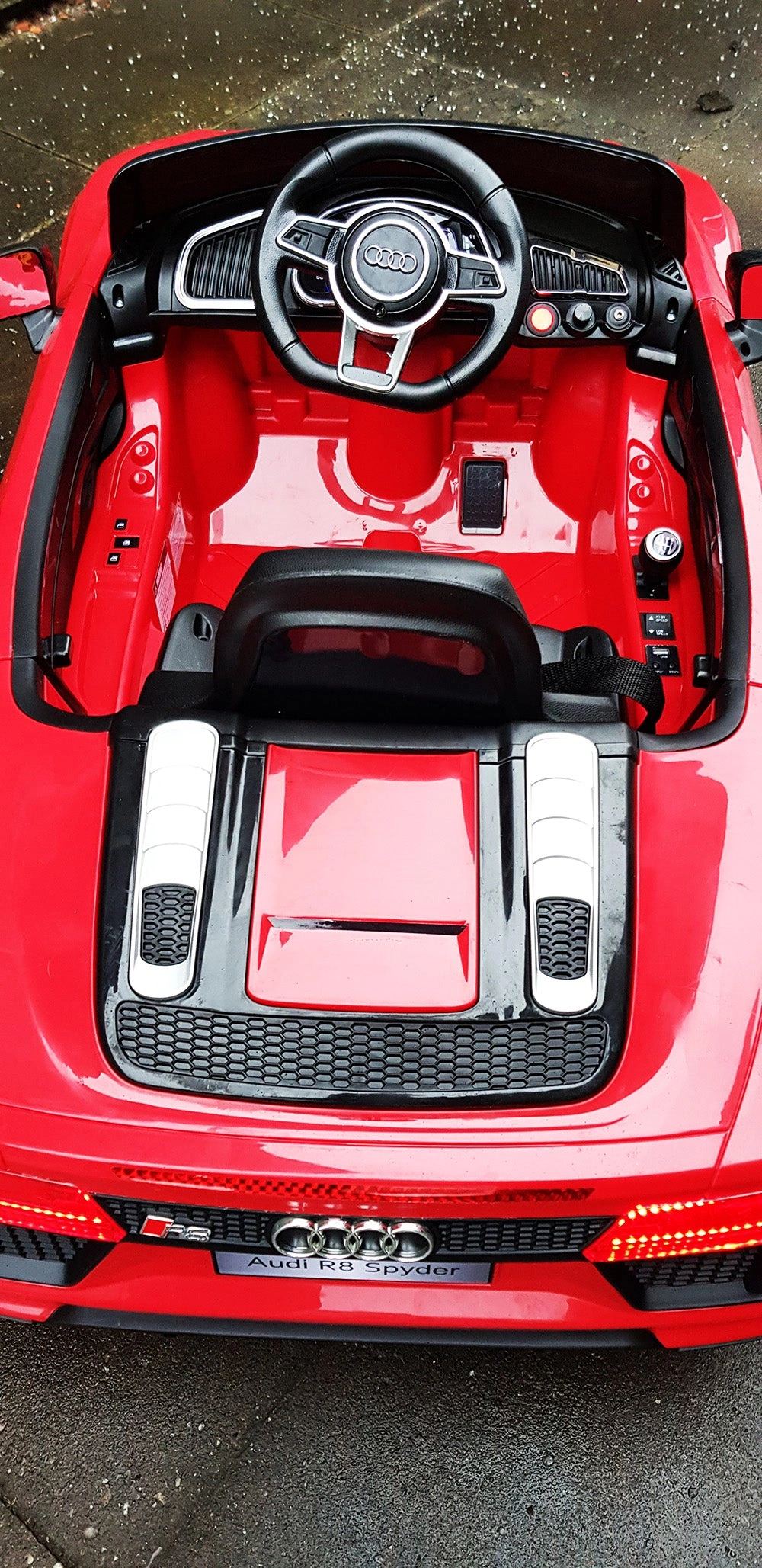 Audi R8 Spyder Kids Ride On Car Lights Remote Fun Adventure