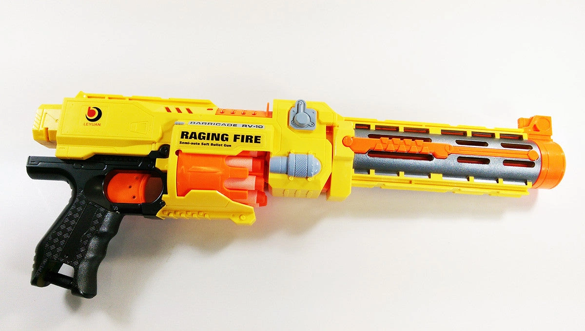 Raging Fire Nerf-Style Dart Gun: Zombie Laser Popper - Intense Action!